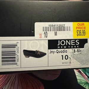 Jones New York Women's Black Loafers